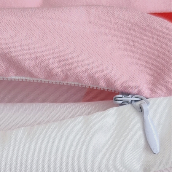 Kitty Cat Design Multi Color Colorful Accent Pillowcase Zippered Cover - Picture 5 of 6